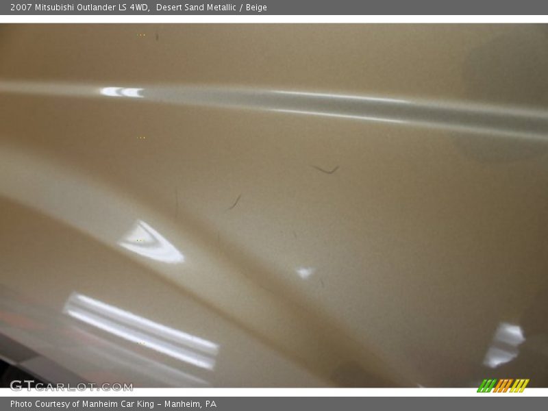 Desert Sand Metallic / Beige 2007 Mitsubishi Outlander LS 4WD