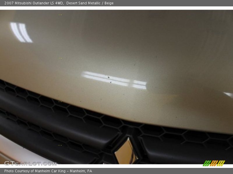 Desert Sand Metallic / Beige 2007 Mitsubishi Outlander LS 4WD