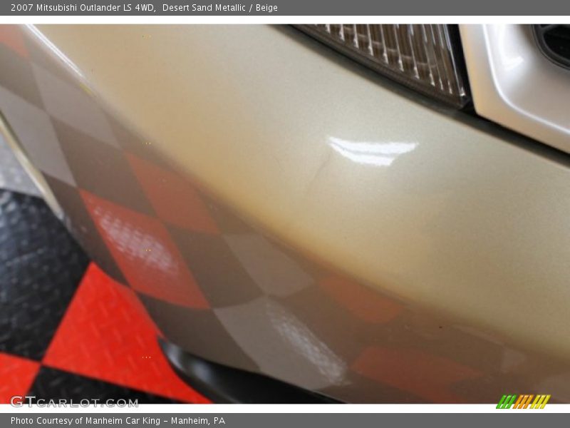 Desert Sand Metallic / Beige 2007 Mitsubishi Outlander LS 4WD