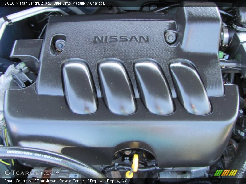 Blue Onyx Metallic / Charcoal 2010 Nissan Sentra 2.0 S