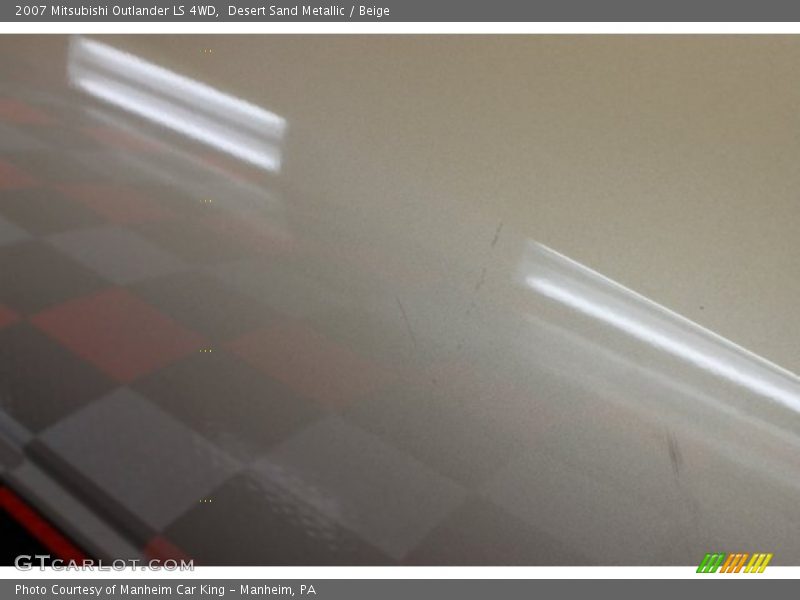 Desert Sand Metallic / Beige 2007 Mitsubishi Outlander LS 4WD