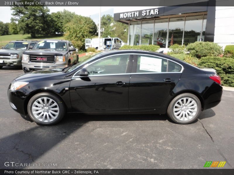 Black Onyx / Ebony 2011 Buick Regal CXL