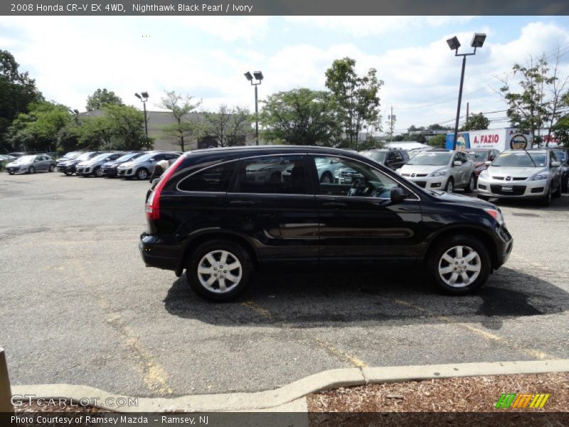 Nighthawk Black Pearl / Ivory 2008 Honda CR-V EX 4WD