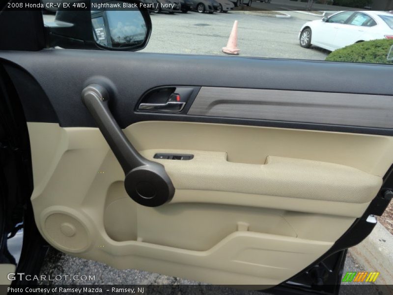 Nighthawk Black Pearl / Ivory 2008 Honda CR-V EX 4WD