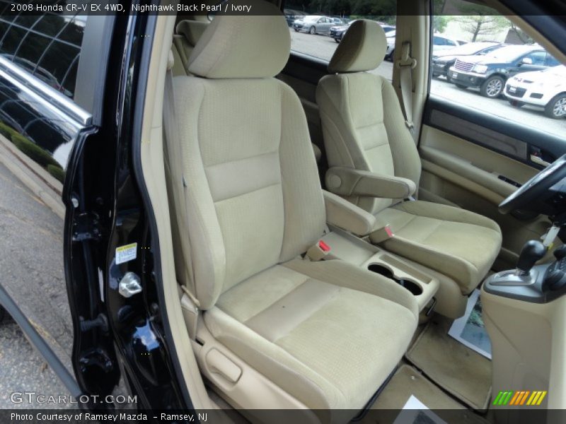 Nighthawk Black Pearl / Ivory 2008 Honda CR-V EX 4WD