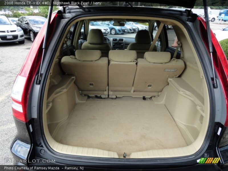 Nighthawk Black Pearl / Ivory 2008 Honda CR-V EX 4WD