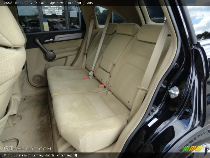 Nighthawk Black Pearl / Ivory 2008 Honda CR-V EX 4WD