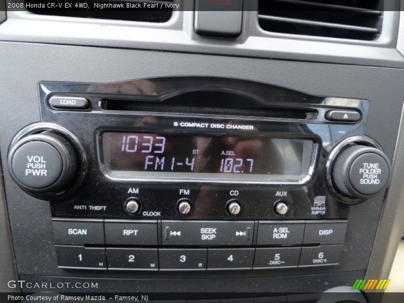 Nighthawk Black Pearl / Ivory 2008 Honda CR-V EX 4WD