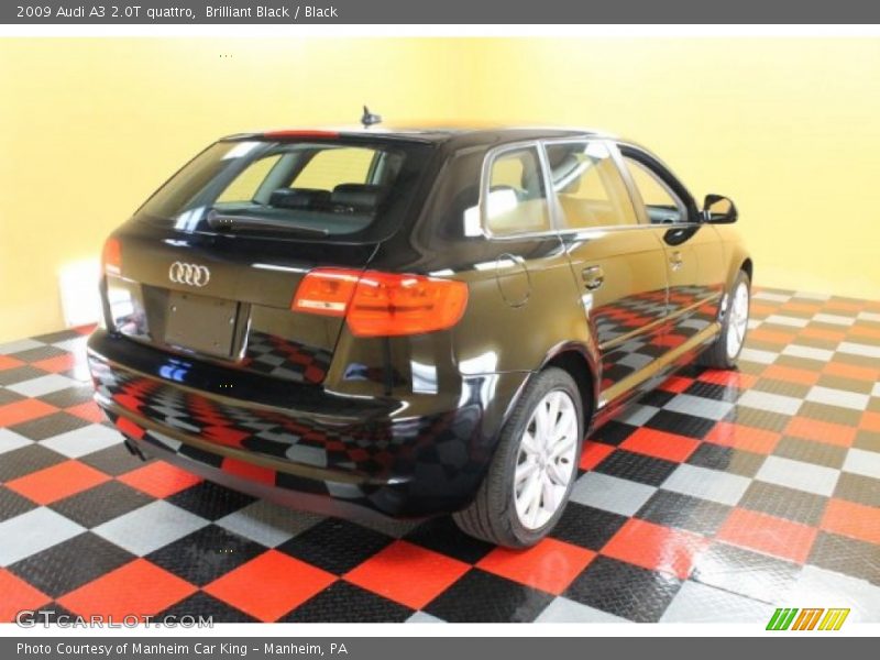 Brilliant Black / Black 2009 Audi A3 2.0T quattro