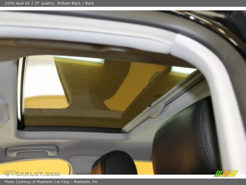 Brilliant Black / Black 2009 Audi A3 2.0T quattro
