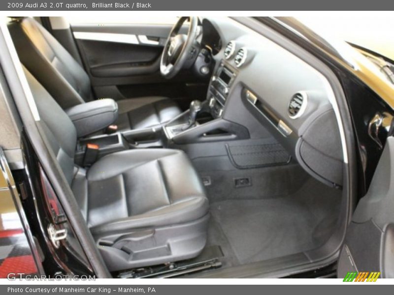  2009 A3 2.0T quattro Black Interior