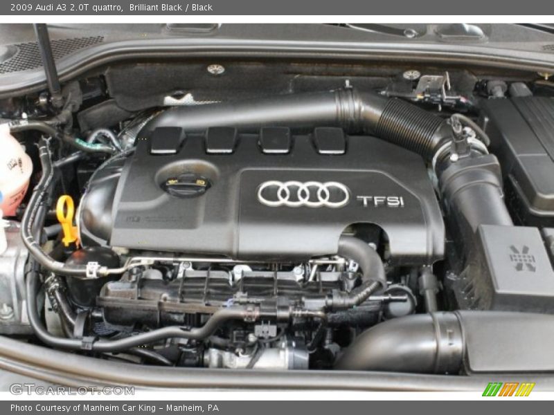  2009 A3 2.0T quattro Engine - 2.0 Liter FSI Turbocharged DOHC 16-Valve VVT 4 Cylinder