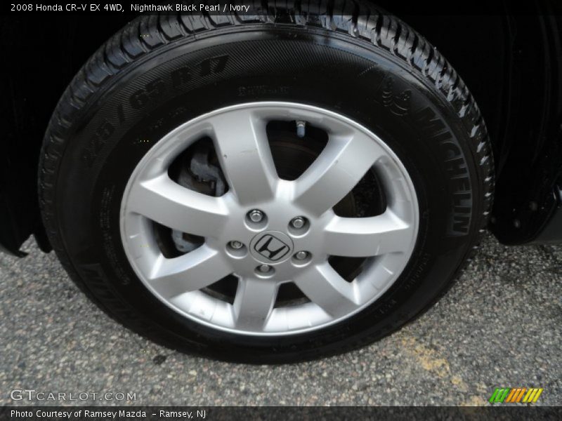 Nighthawk Black Pearl / Ivory 2008 Honda CR-V EX 4WD