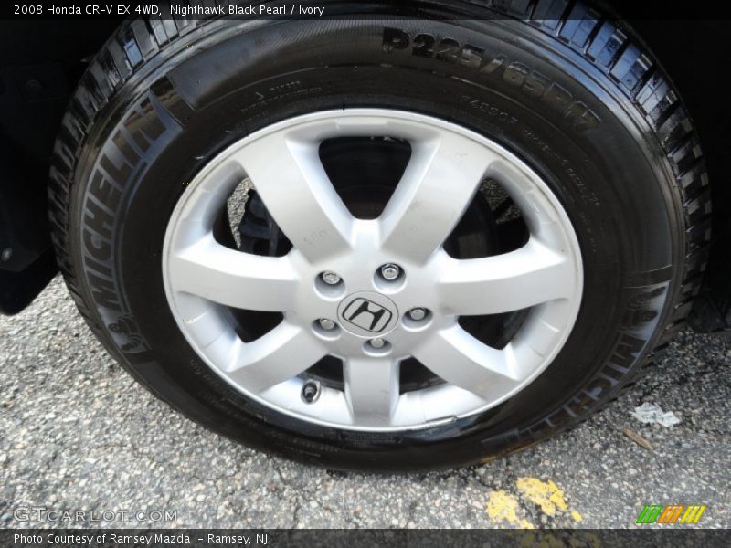 Nighthawk Black Pearl / Ivory 2008 Honda CR-V EX 4WD