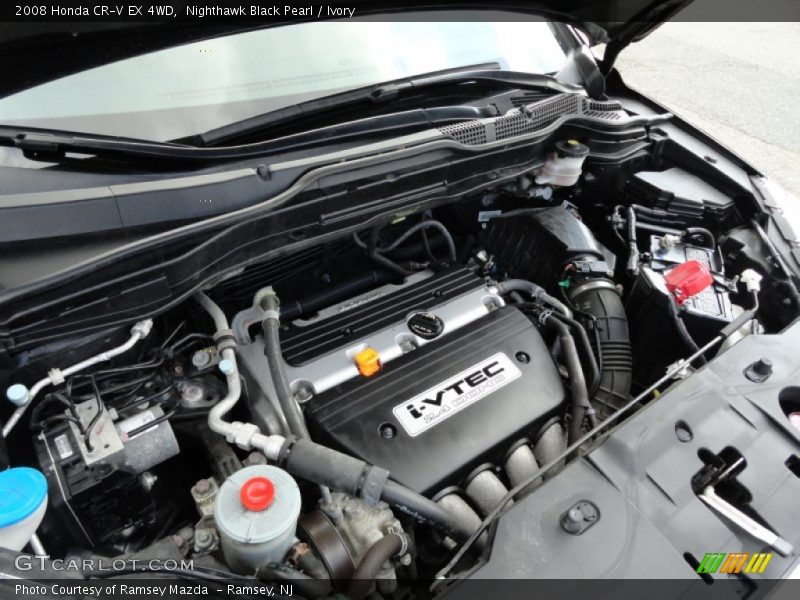Nighthawk Black Pearl / Ivory 2008 Honda CR-V EX 4WD