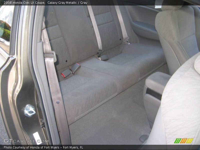 Galaxy Gray Metallic / Gray 2008 Honda Civic LX Coupe