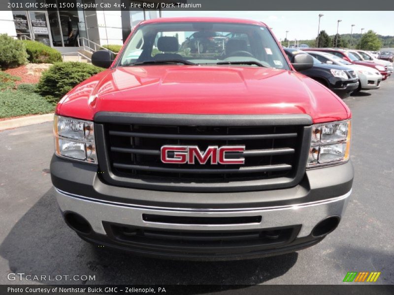 Fire Red / Dark Titanium 2011 GMC Sierra 1500 Regular Cab 4x4