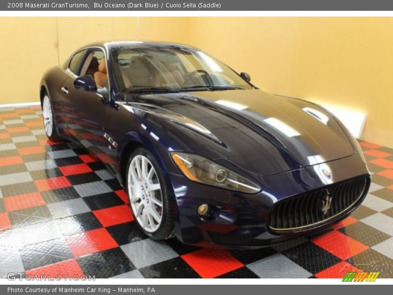 Blu Oceano (Dark Blue) / Cuoio Sella (Saddle) 2008 Maserati GranTurismo