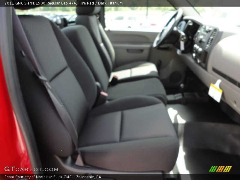 Fire Red / Dark Titanium 2011 GMC Sierra 1500 Regular Cab 4x4
