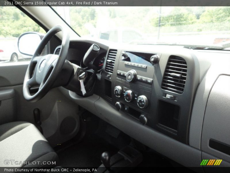 Fire Red / Dark Titanium 2011 GMC Sierra 1500 Regular Cab 4x4