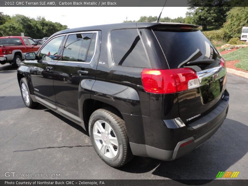 Carbon Black Metallic / Jet Black 2012 GMC Terrain SLE AWD