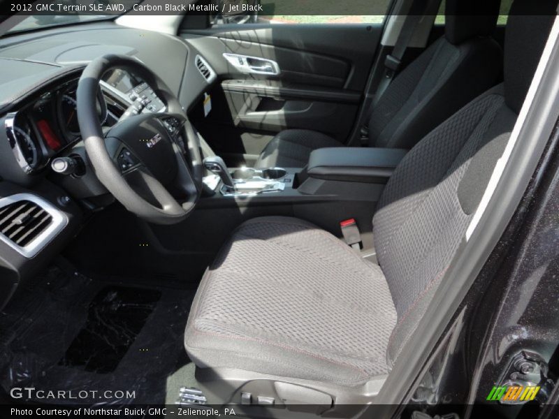 Carbon Black Metallic / Jet Black 2012 GMC Terrain SLE AWD