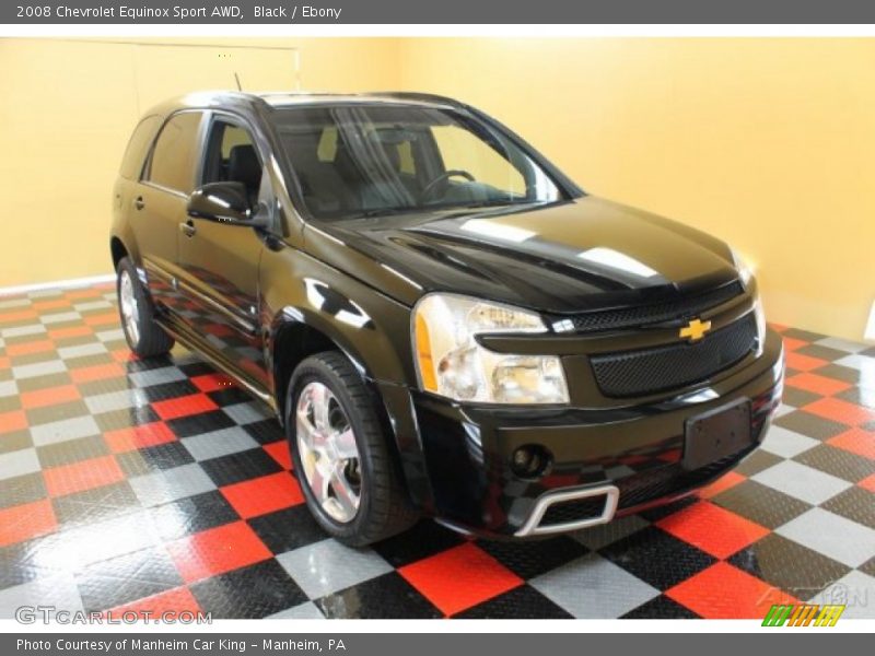 Black / Ebony 2008 Chevrolet Equinox Sport AWD