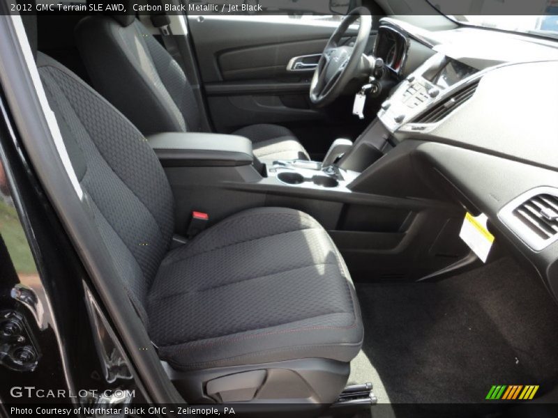 Carbon Black Metallic / Jet Black 2012 GMC Terrain SLE AWD