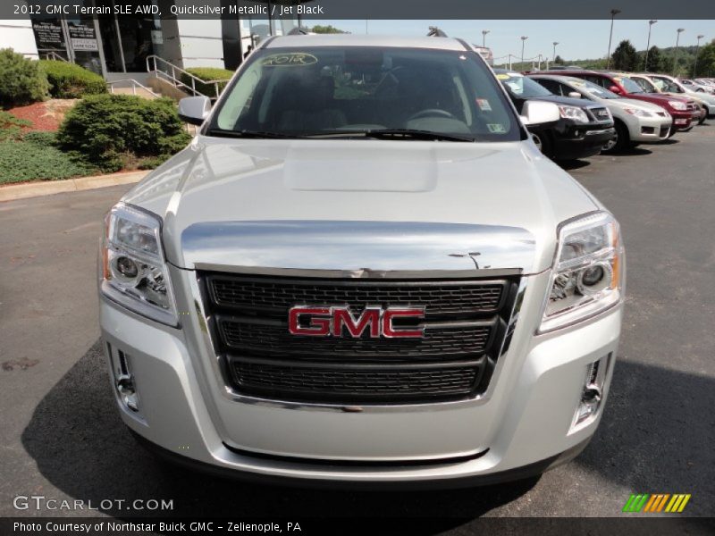 Quicksilver Metallic / Jet Black 2012 GMC Terrain SLE AWD