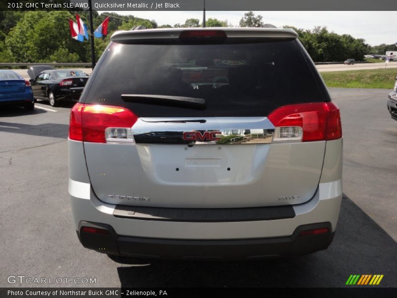 Quicksilver Metallic / Jet Black 2012 GMC Terrain SLE AWD