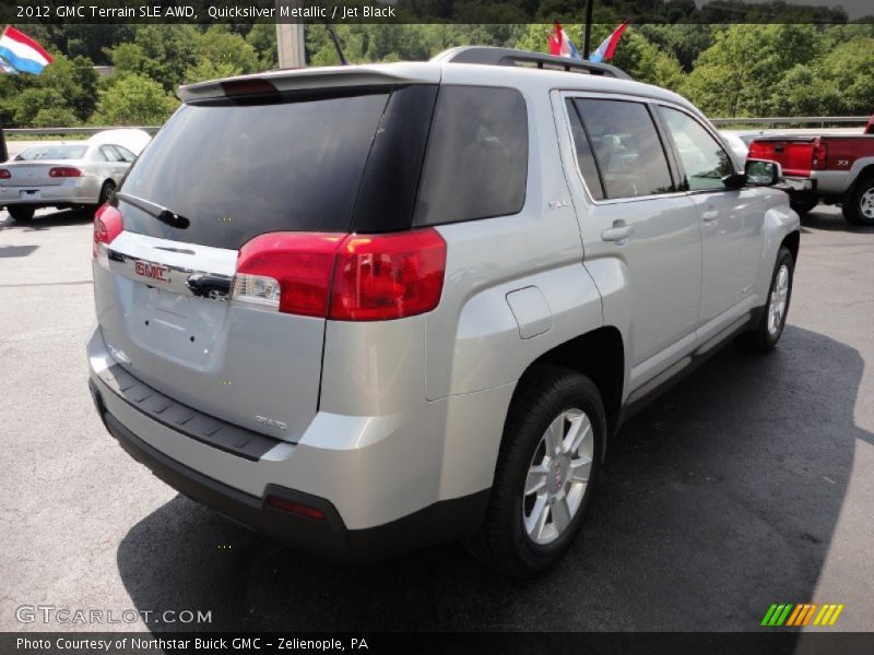 Quicksilver Metallic / Jet Black 2012 GMC Terrain SLE AWD