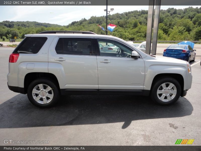 Quicksilver Metallic / Jet Black 2012 GMC Terrain SLE AWD
