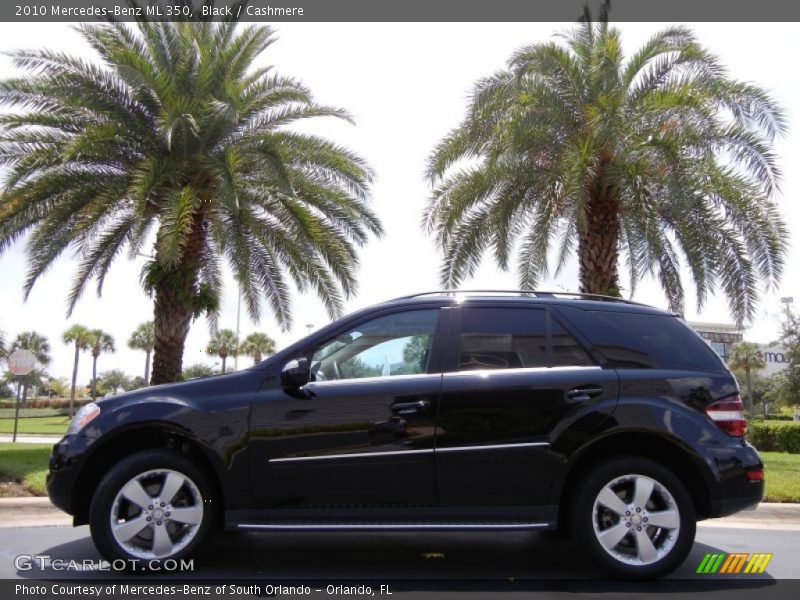 Black / Cashmere 2010 Mercedes-Benz ML 350