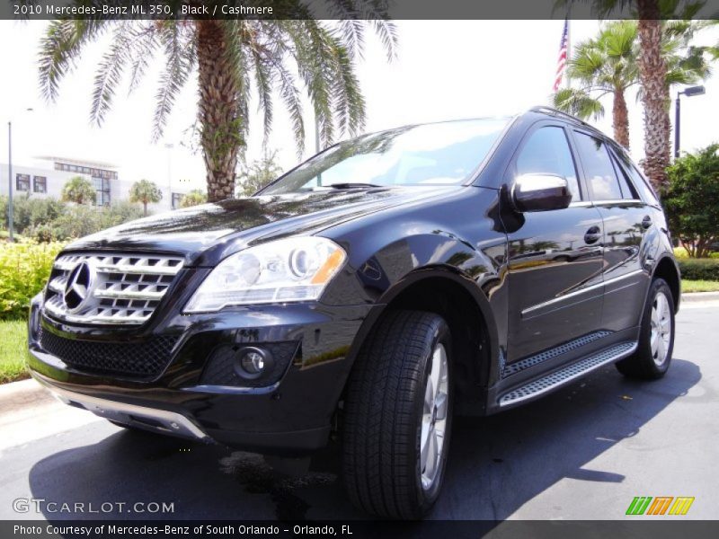 Black / Cashmere 2010 Mercedes-Benz ML 350