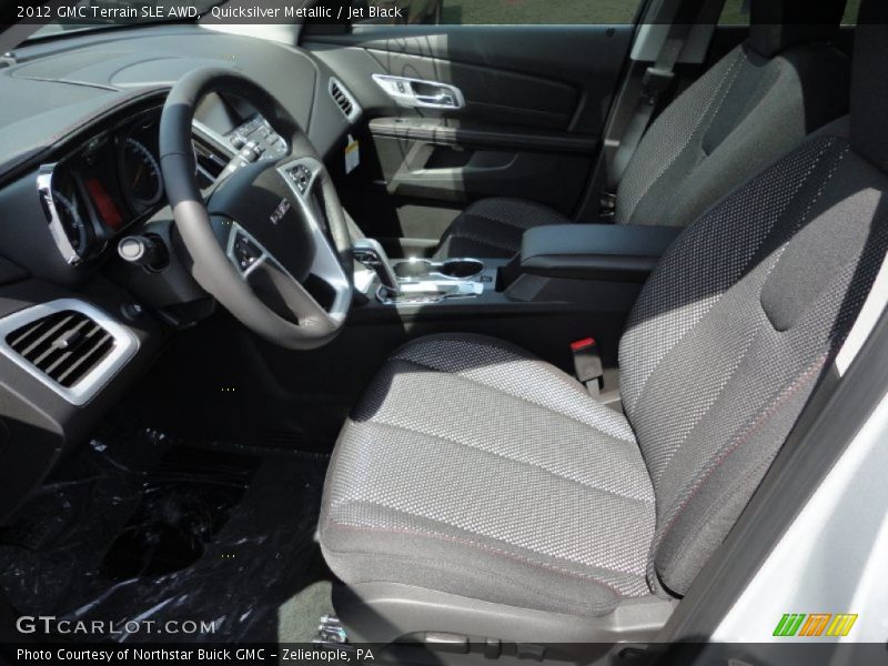 Quicksilver Metallic / Jet Black 2012 GMC Terrain SLE AWD