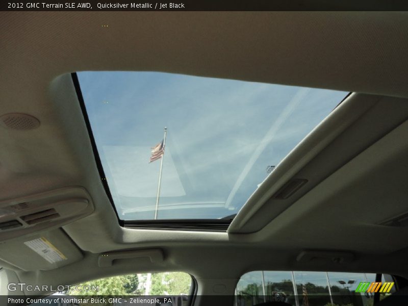 Quicksilver Metallic / Jet Black 2012 GMC Terrain SLE AWD