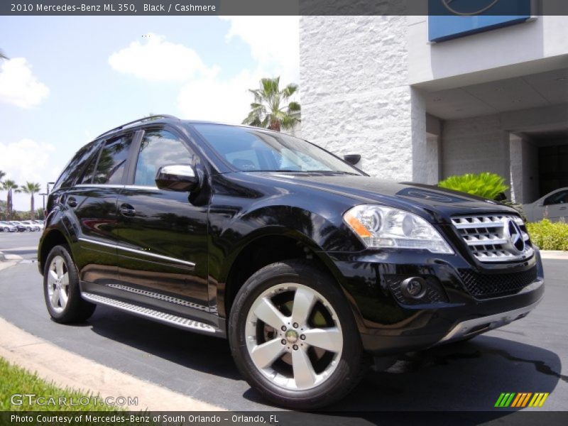 Black / Cashmere 2010 Mercedes-Benz ML 350