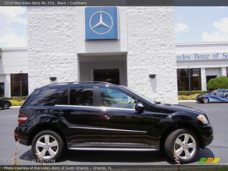 Black / Cashmere 2010 Mercedes-Benz ML 350