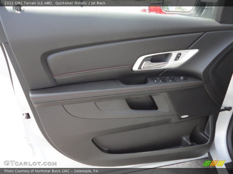Quicksilver Metallic / Jet Black 2012 GMC Terrain SLE AWD