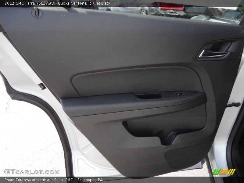 Quicksilver Metallic / Jet Black 2012 GMC Terrain SLE AWD