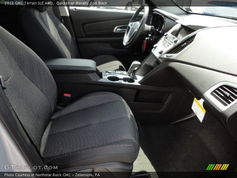 Quicksilver Metallic / Jet Black 2012 GMC Terrain SLE AWD