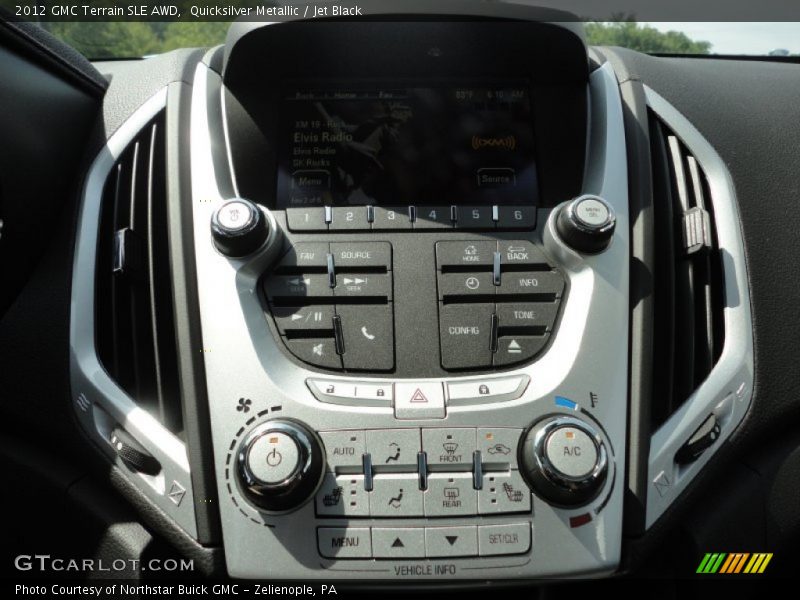 Quicksilver Metallic / Jet Black 2012 GMC Terrain SLE AWD