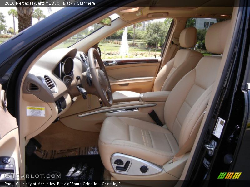 Black / Cashmere 2010 Mercedes-Benz ML 350