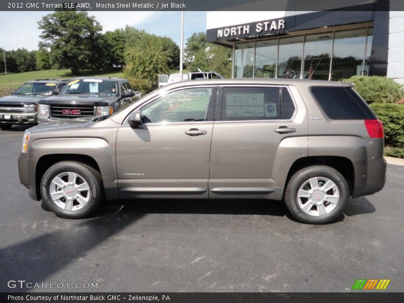 Mocha Steel Metallic / Jet Black 2012 GMC Terrain SLE AWD