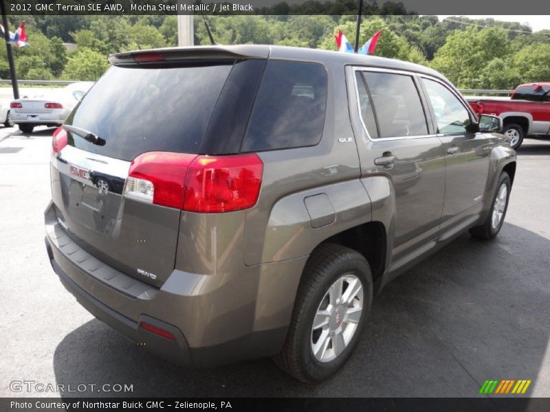 Mocha Steel Metallic / Jet Black 2012 GMC Terrain SLE AWD