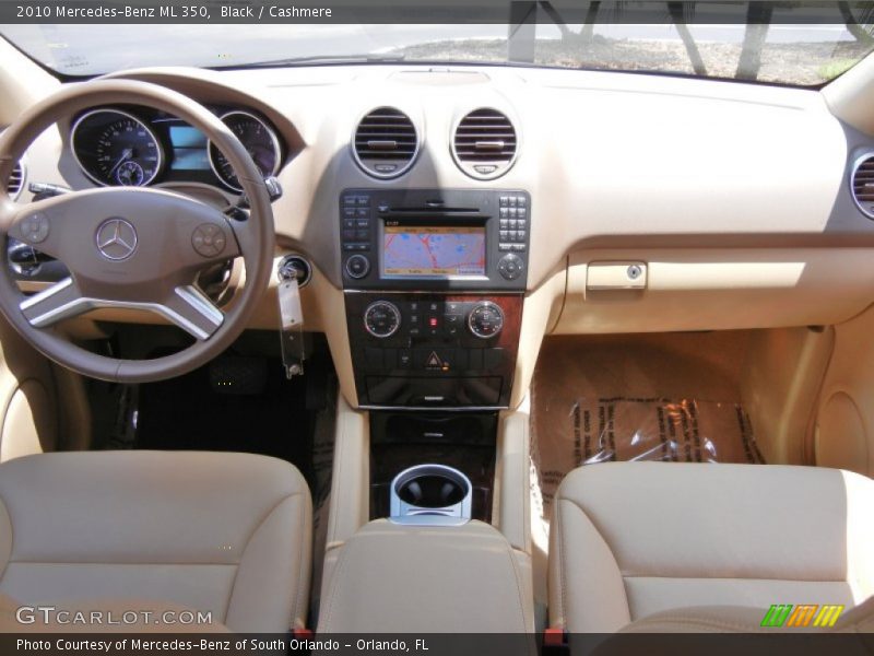 Black / Cashmere 2010 Mercedes-Benz ML 350