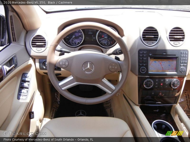 Black / Cashmere 2010 Mercedes-Benz ML 350
