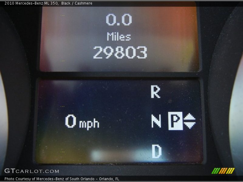 Black / Cashmere 2010 Mercedes-Benz ML 350