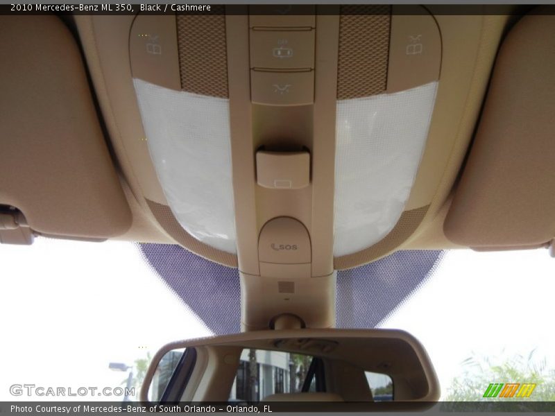 Black / Cashmere 2010 Mercedes-Benz ML 350