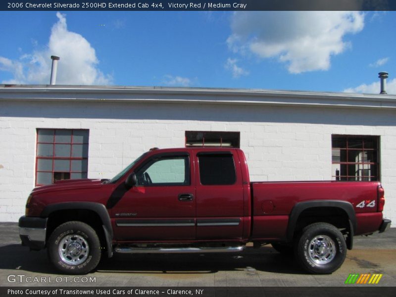 Victory Red / Medium Gray 2006 Chevrolet Silverado 2500HD Extended Cab 4x4